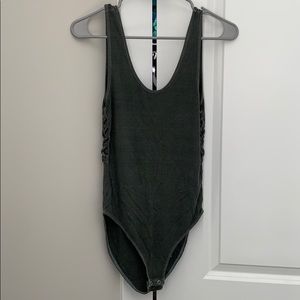 American eagle ribbed leotard